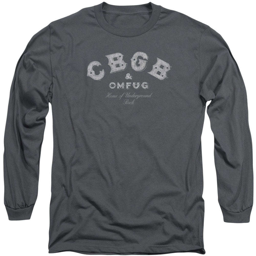 CBGB Tattered Logo Long Sleeve Front