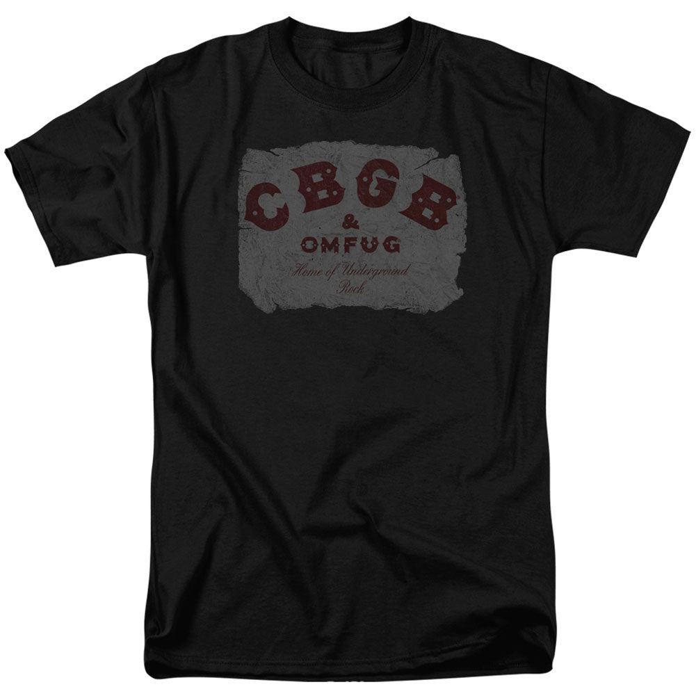 CBGB Crumbled Logo Adult T-shirt
