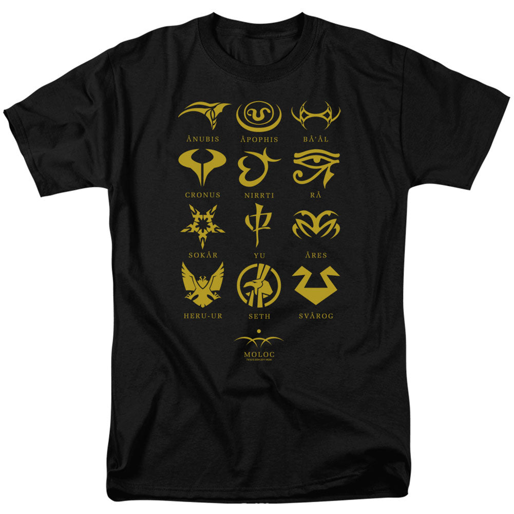 Stargate Goa'uld Characters Adult T-shirt