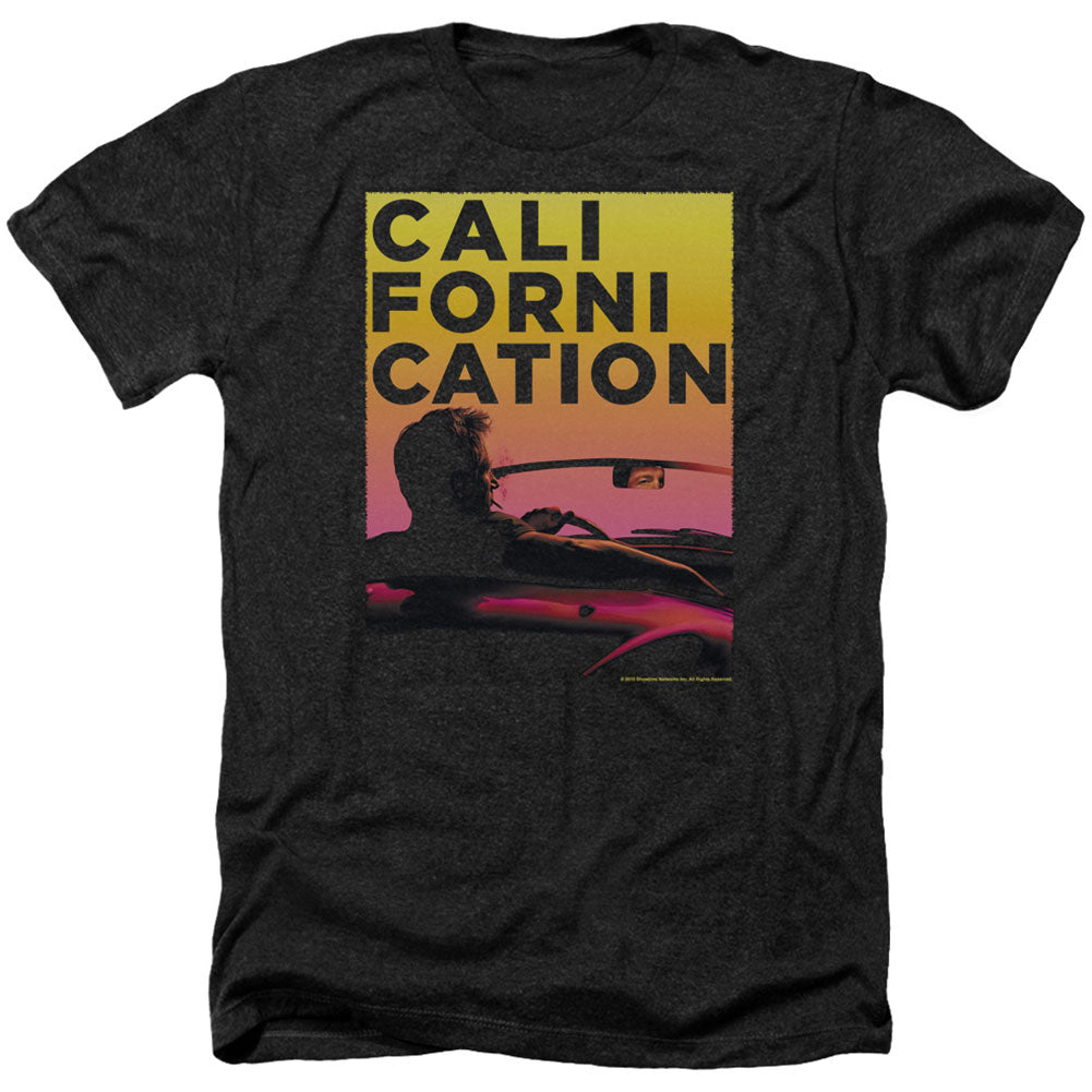 Californication Sunset Ride Adult Heather 40% Poly T-shirt