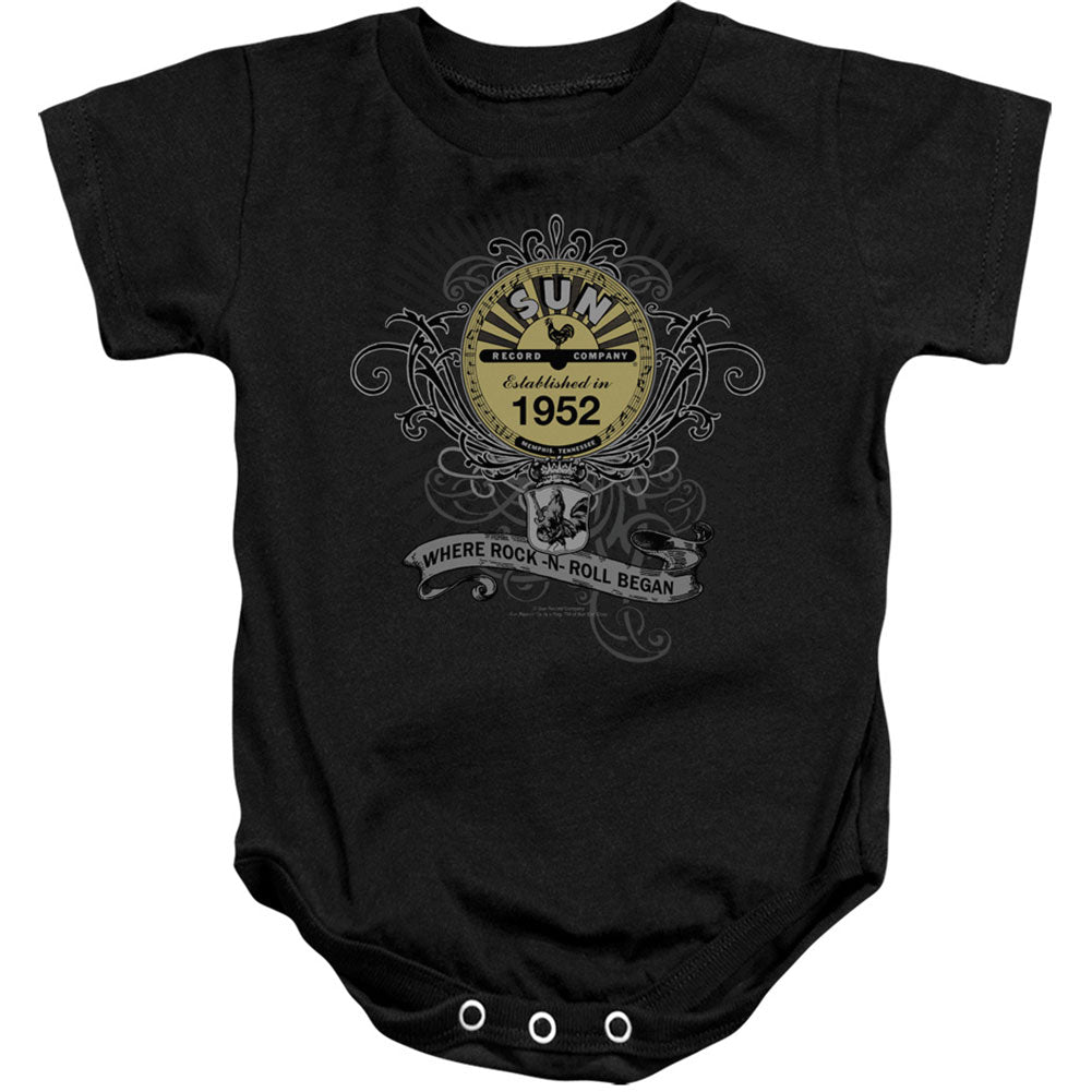 Sun Records Rockin Scrolls Bodysuit Front