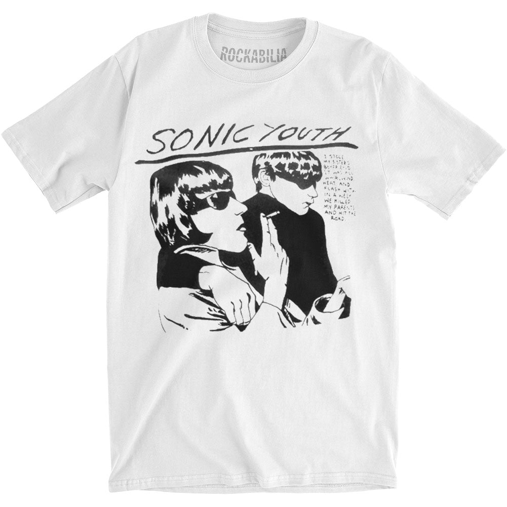 Sonic Youth White Goo Slim Fit T-shirt Front