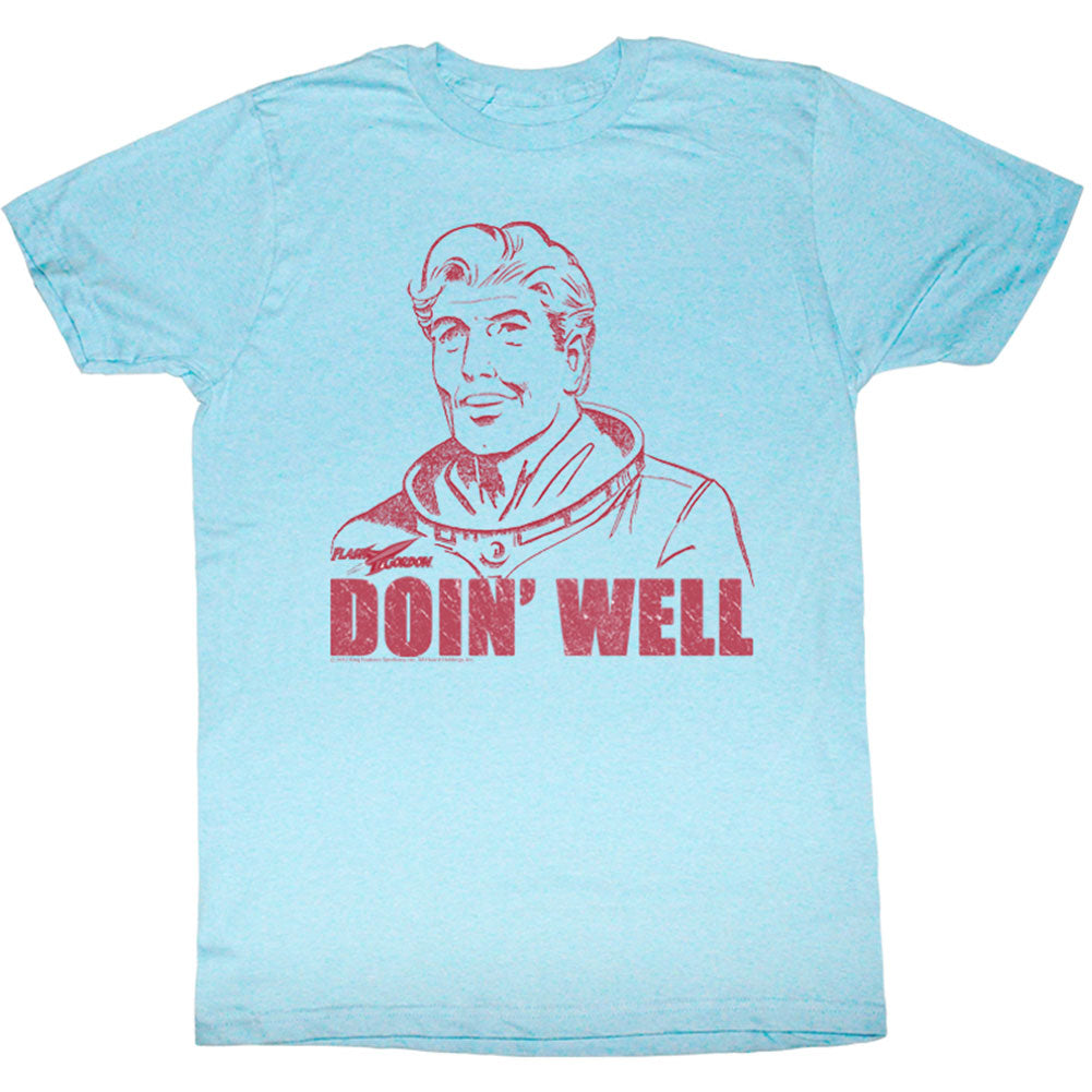 Flash Gordon Doin Well Slim Fit T-shirt Front