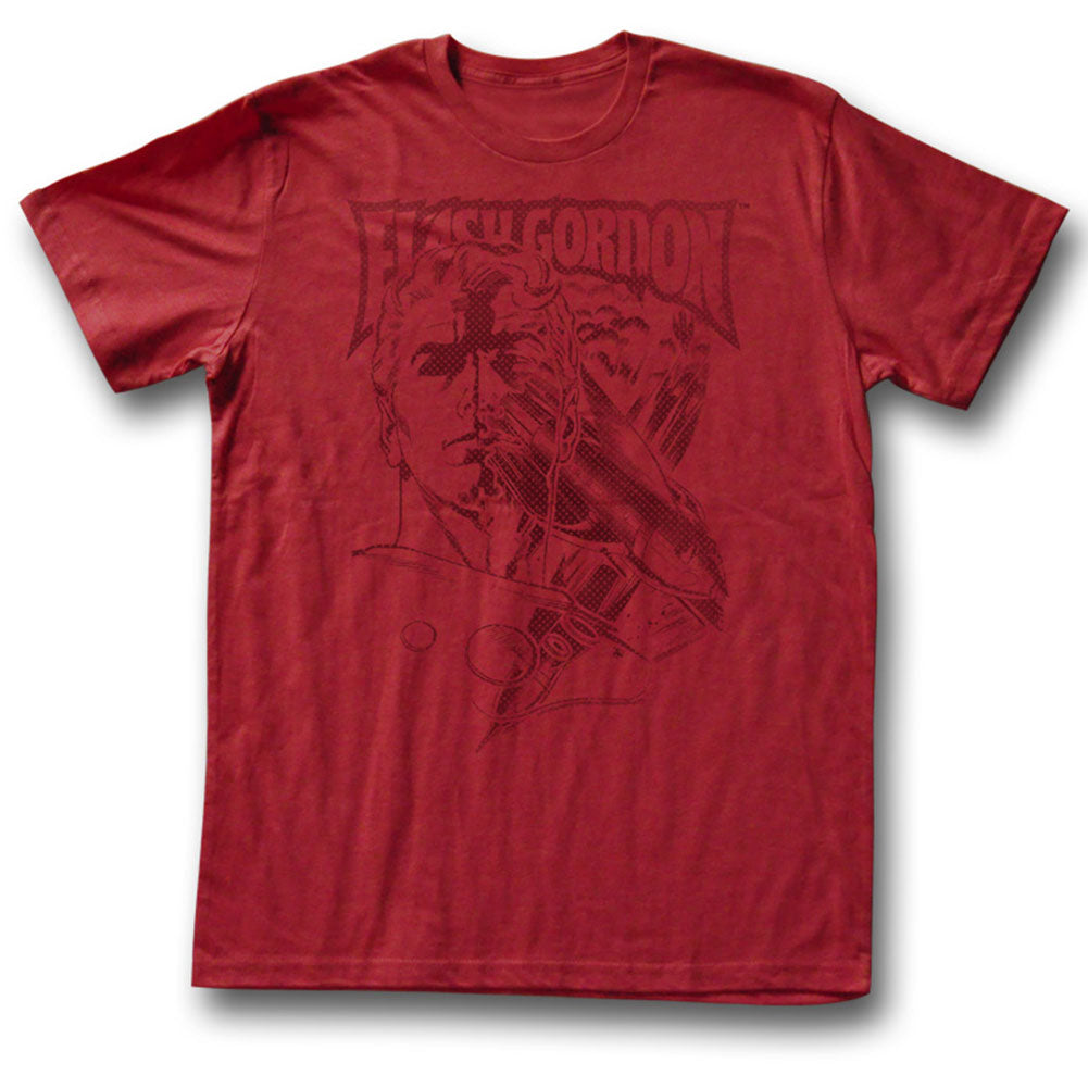 Flash Gordon Print T-shirt Front