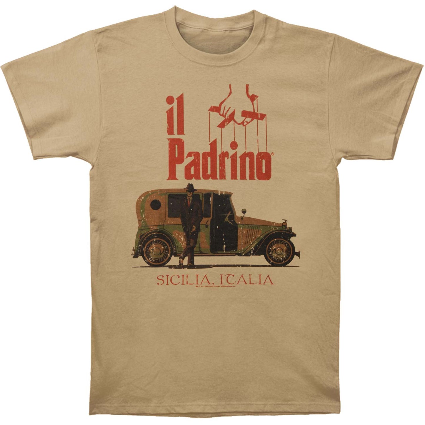 Godfather Il Padrino Slim Fit T-shirt Front