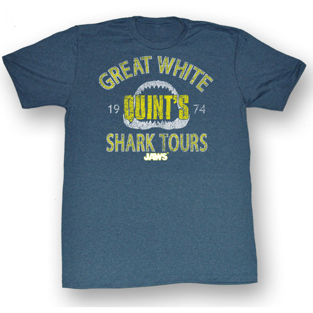 Jaws Shark Tour Slim Fit T-shirt Front
