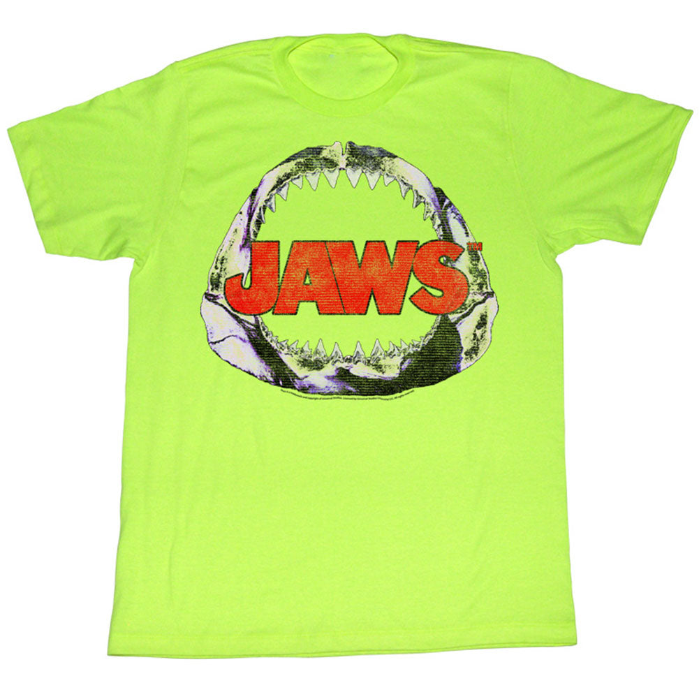 Jaws Neon Jawbone Slim Fit T-shirt Front
