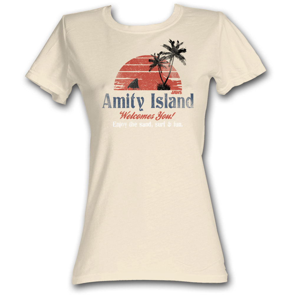 Jaws Amity Island Junior Top Front