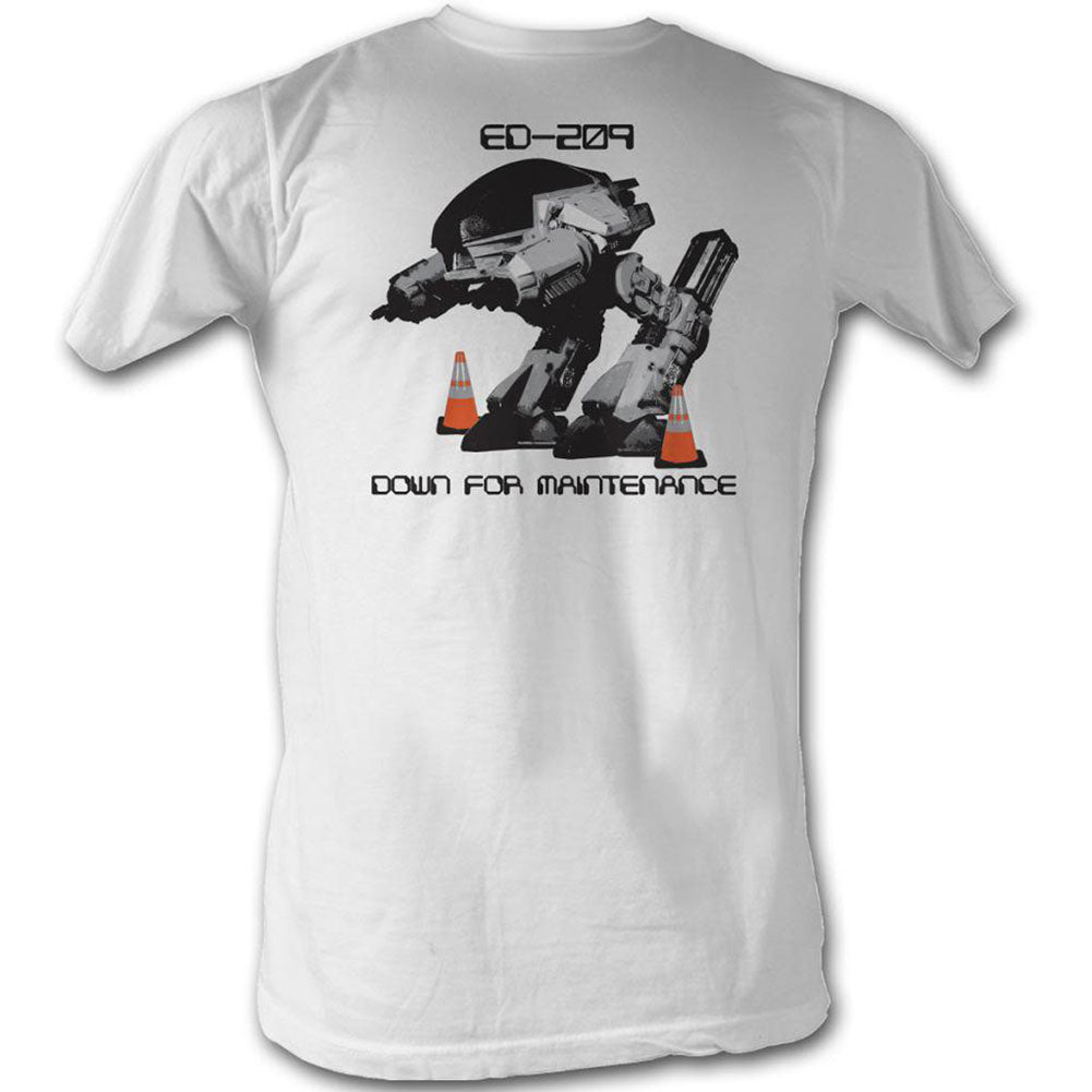 Robocop Down For Maintenance Slim Fit T-shirt Front