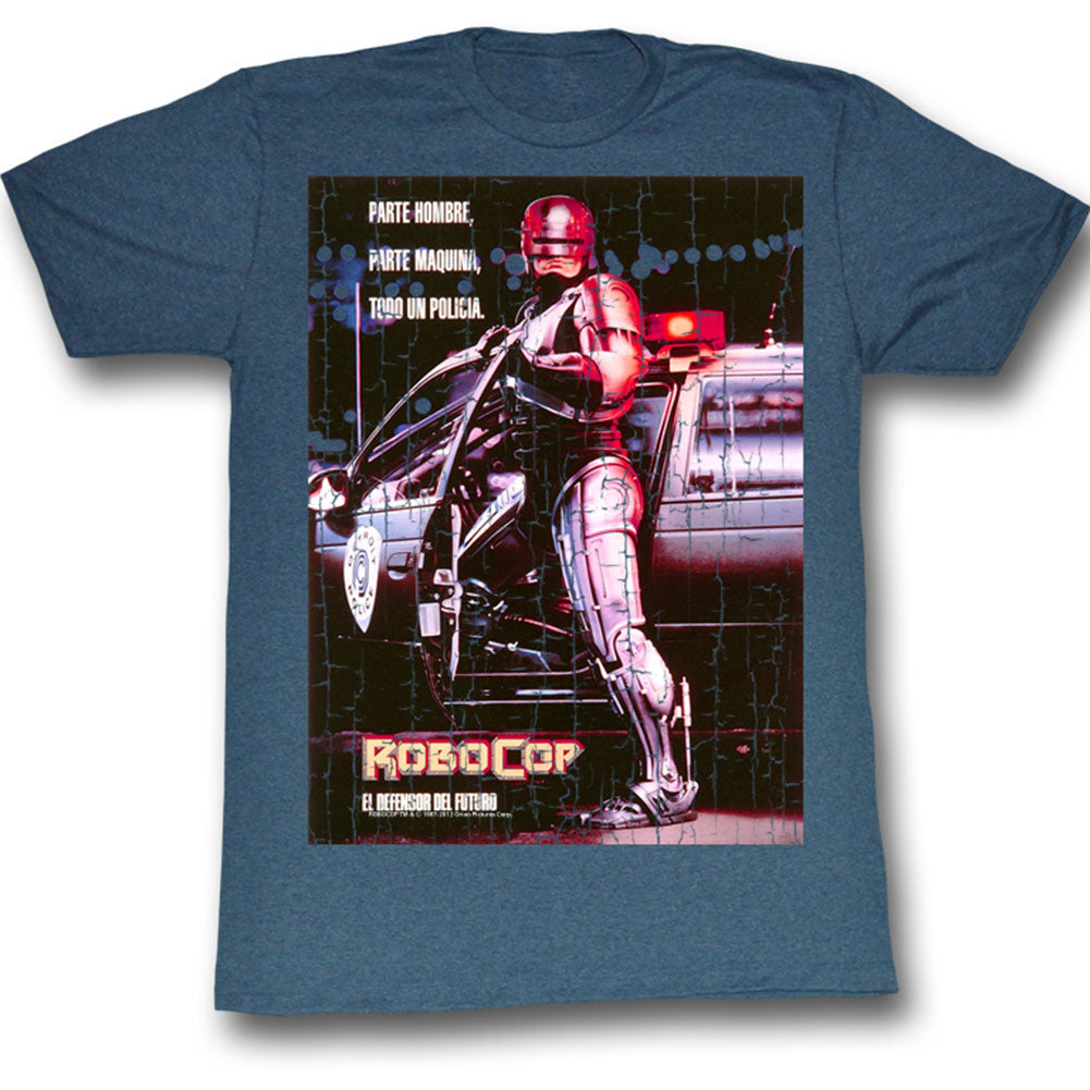 Robocop El Defensor Del Futuro Slim Fit T-shirt Front