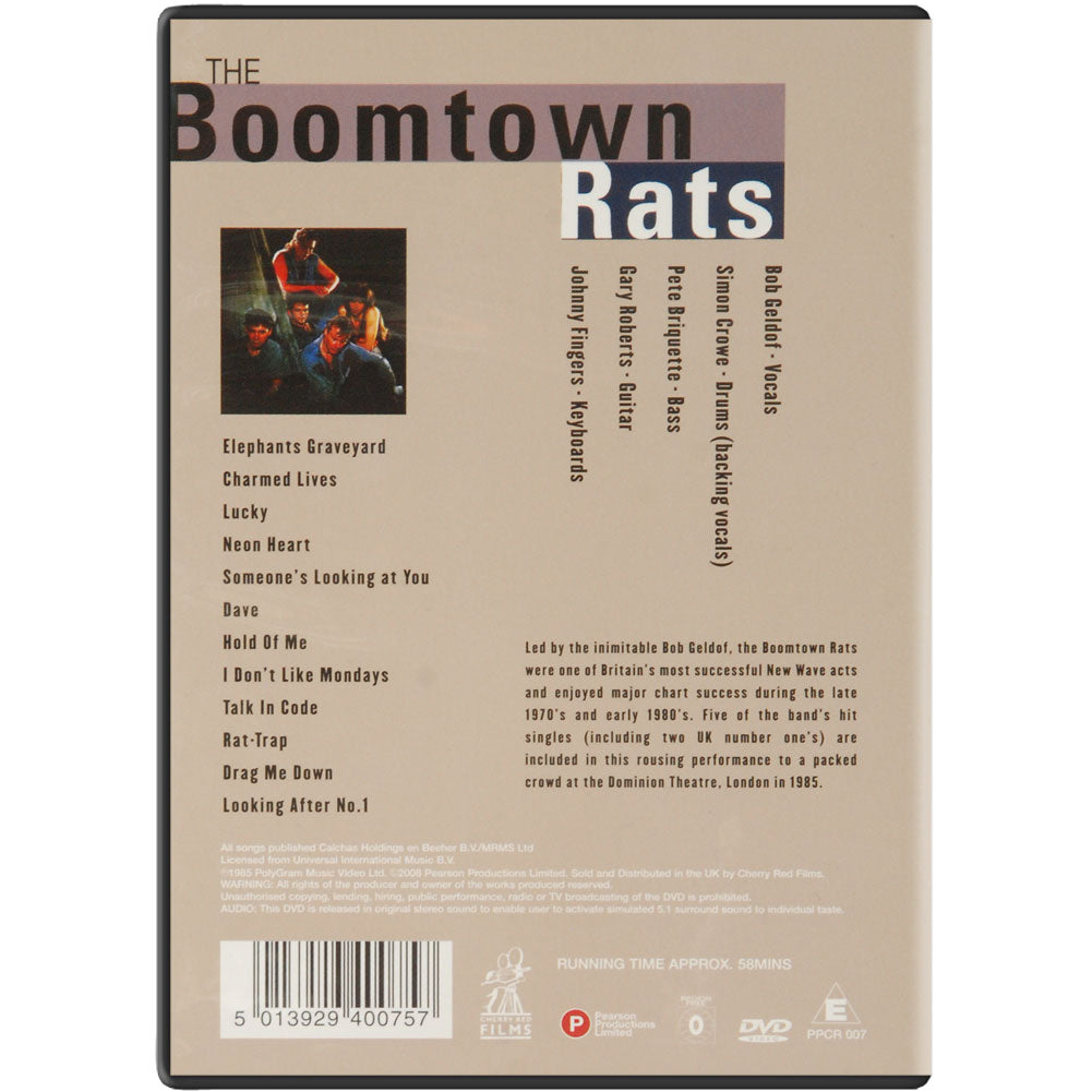 Boomtown Rats On A Night Like This DVD