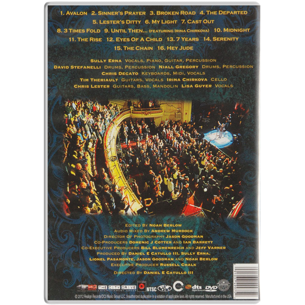 Godsmack Avalon Live DVD Back