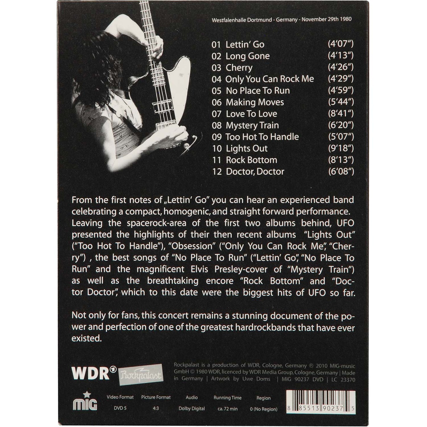 UFO Rockpalast: Hardrock Legends Vol.1 DVD