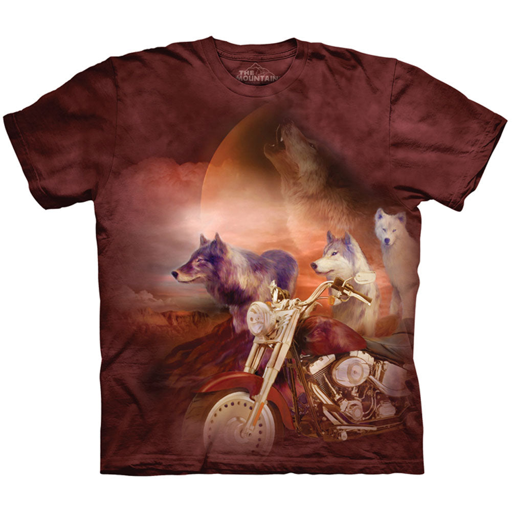The Mountain Motorcycle Wolfpack T-shirt