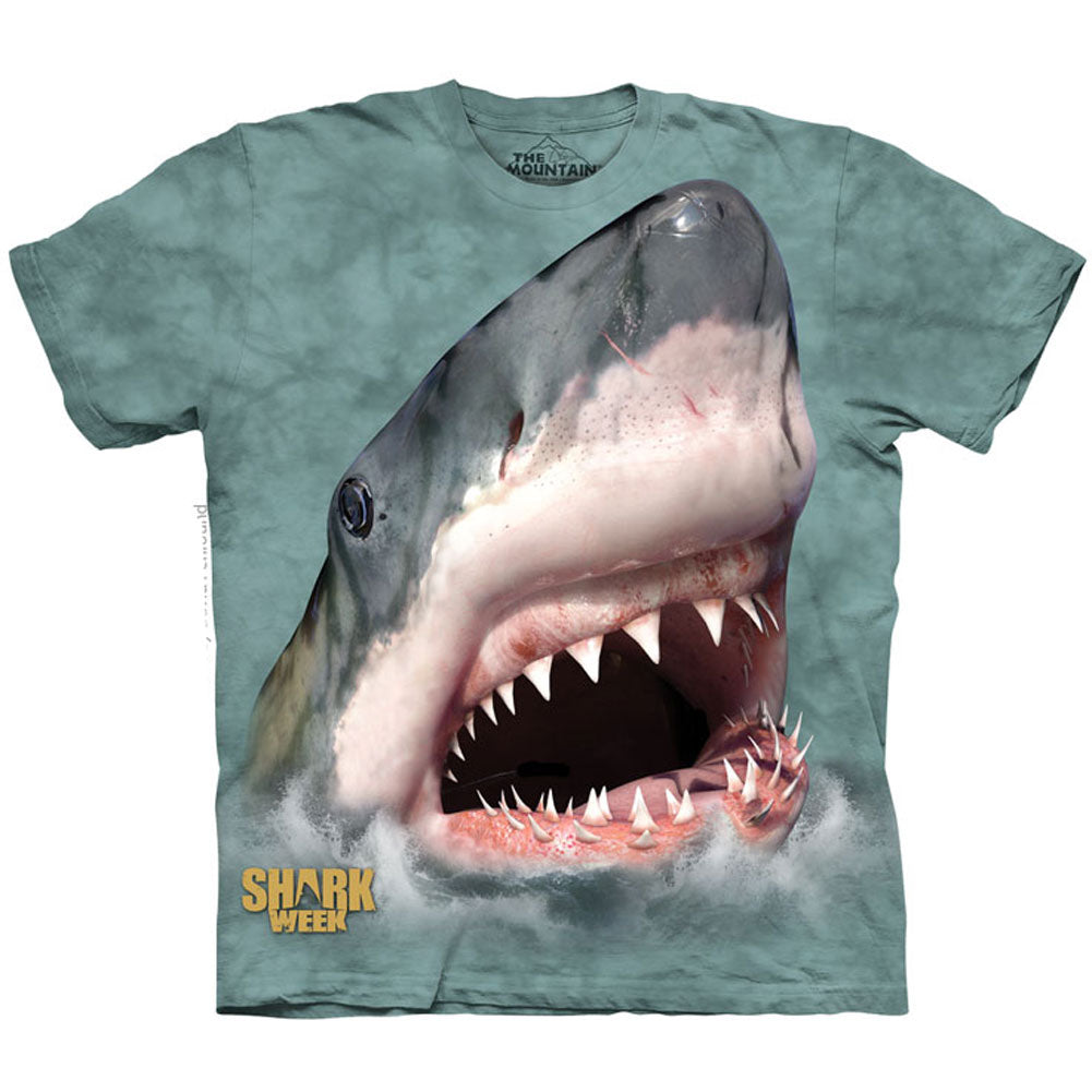 The Mountain Sharktastic Green T-shirt