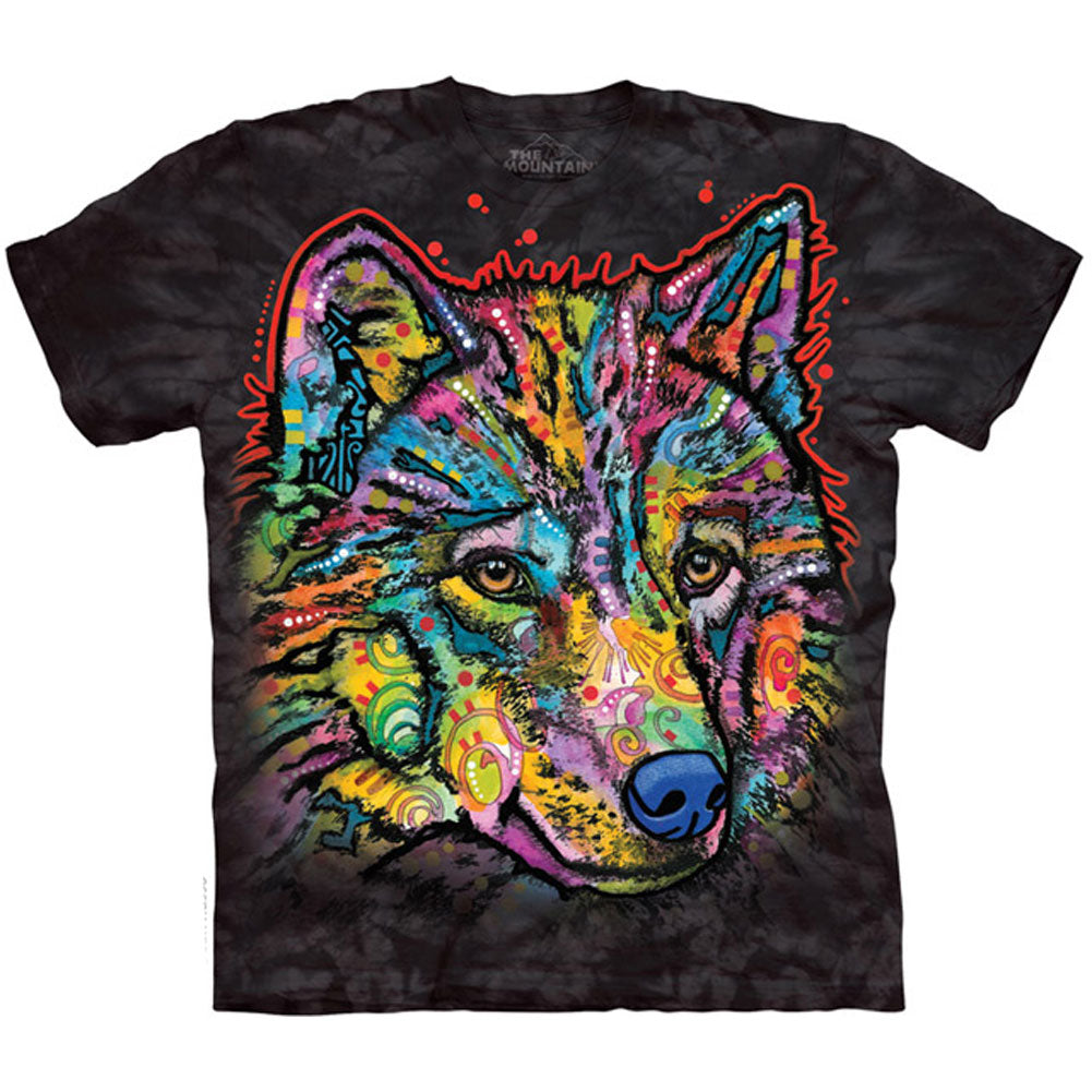 The Mountain Happy Wolf T-shirt