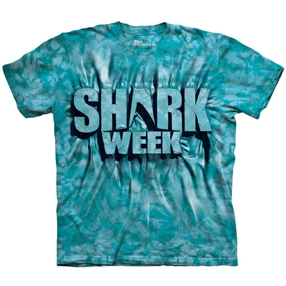 The Mountain Aqua Shark Week T-shirt