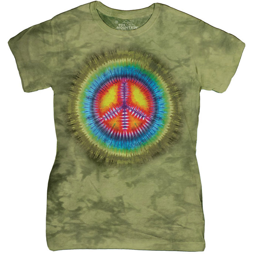 The Mountain Peace Tie Dye Babydoll Front