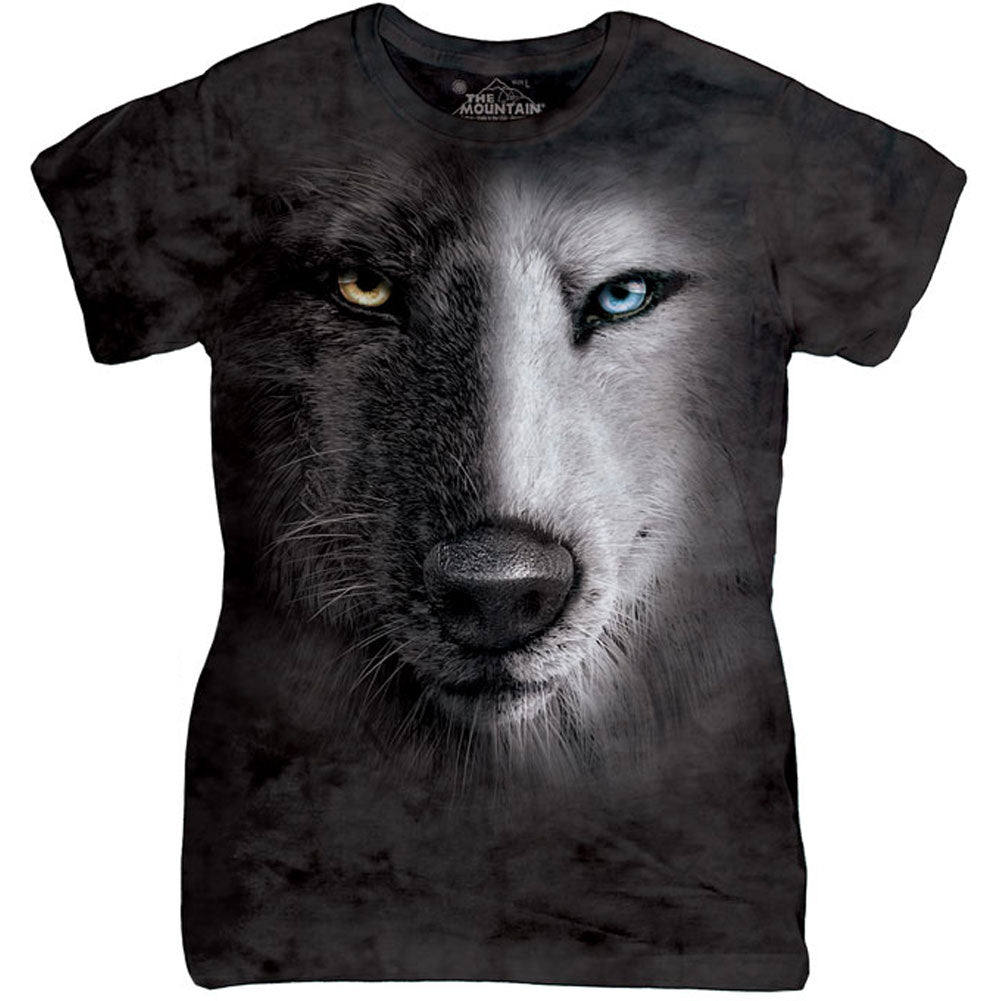 The Mountain Black White Face Babydoll Front