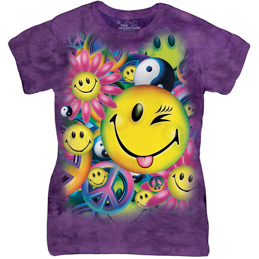 The Mountain Peace And Happiness Babydoll Front