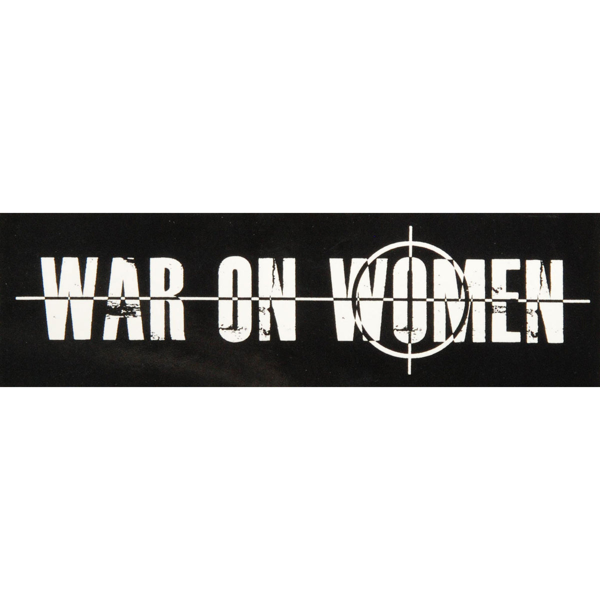 War On Women Logo Sticker Front