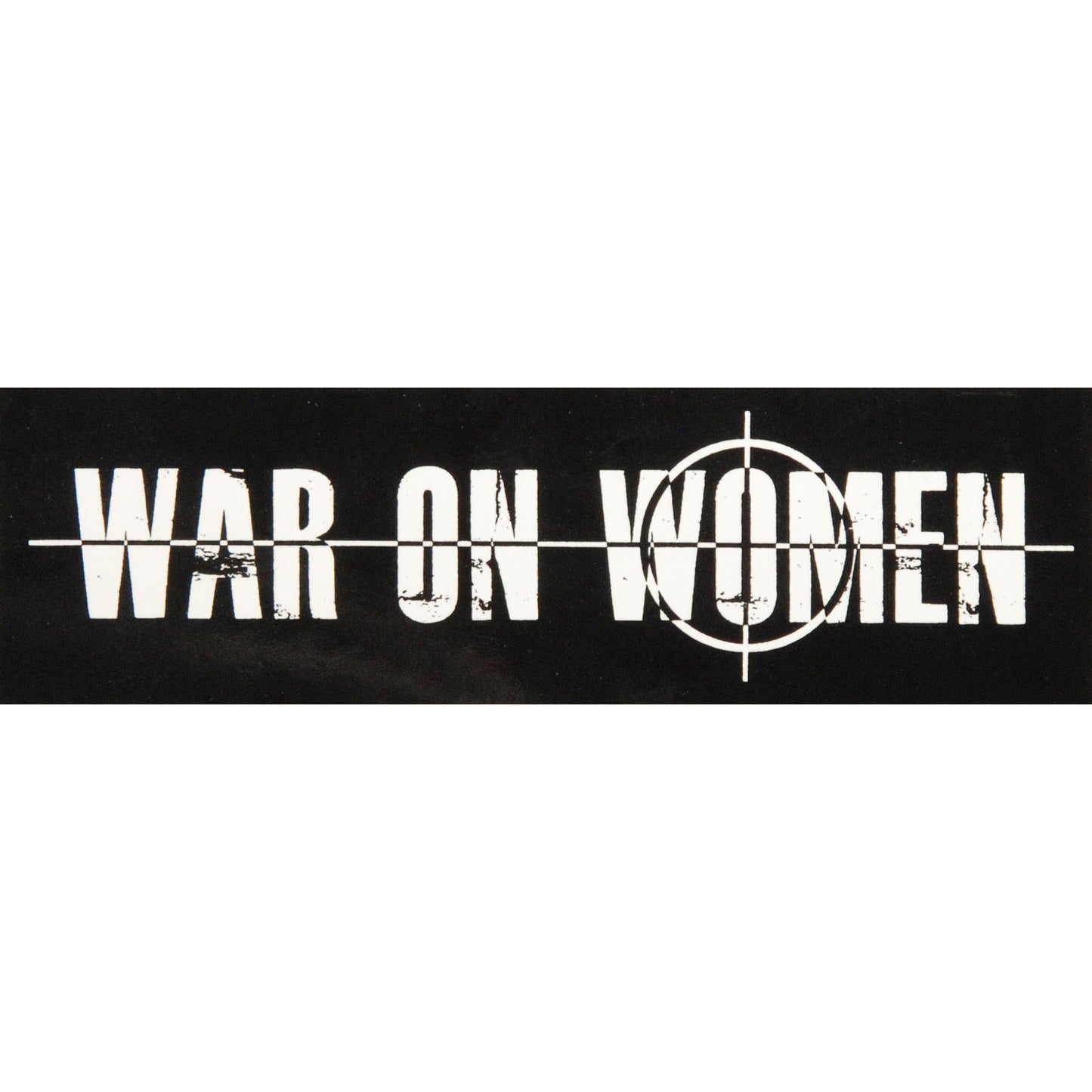 War On Women Logo Sticker