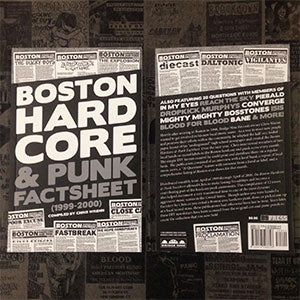 Bridge Nine Records Boston Hardcore & Punk Factsheet Music Book