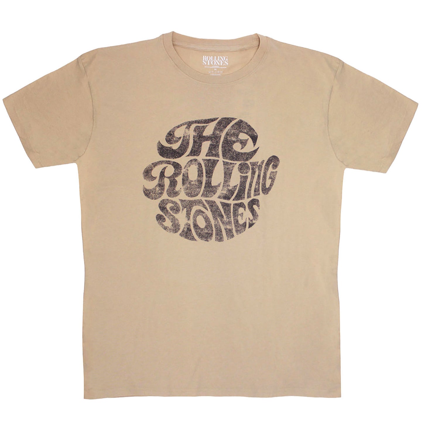 Rolling Stones Vintage 1970s Logo T-shirt Front