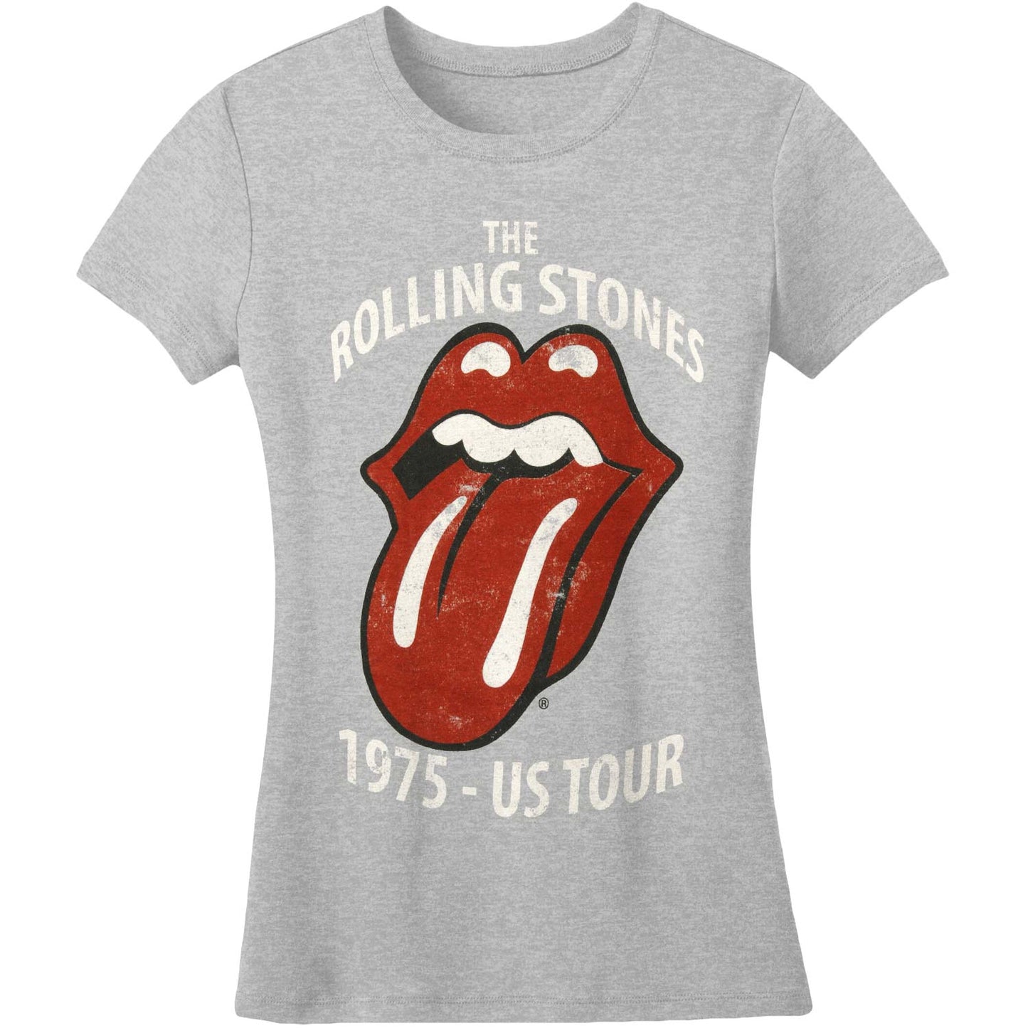 Rolling Stones US Tour 1975 Soft Junior Top Front