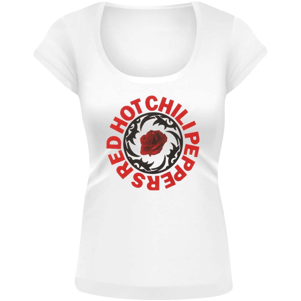 Red Hot Chili Peppers Rose Shirts Front