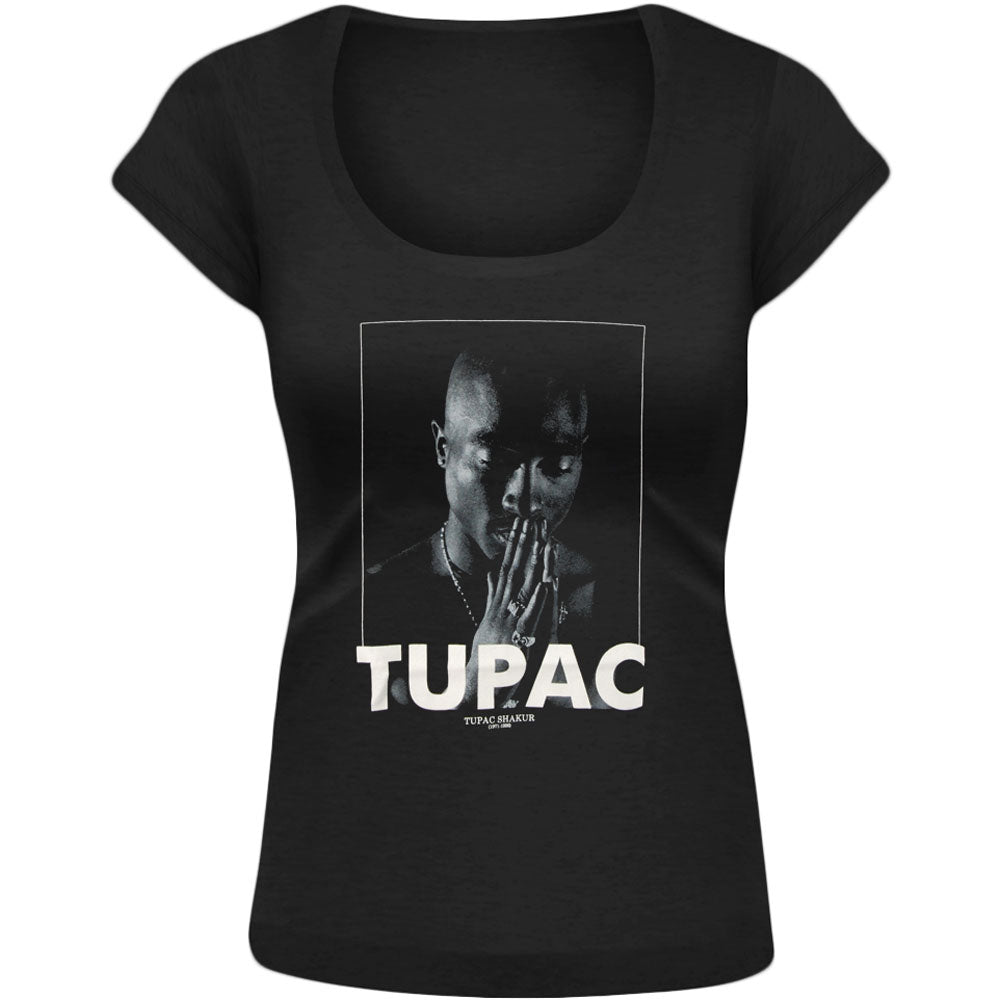 Tupac Praying Plus Size Shirts Front