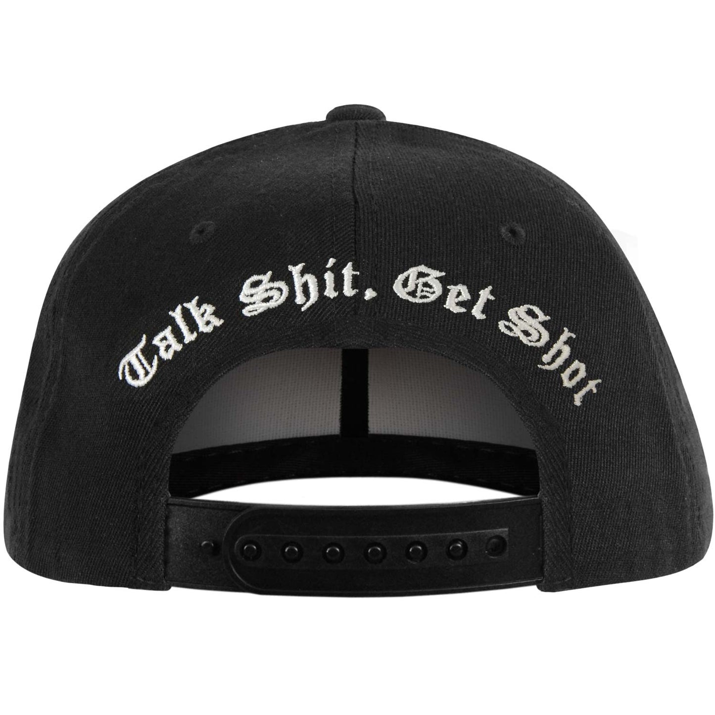 Body Count Talk S#!t, Get Shot Snapback Hat Baseball Cap Back
