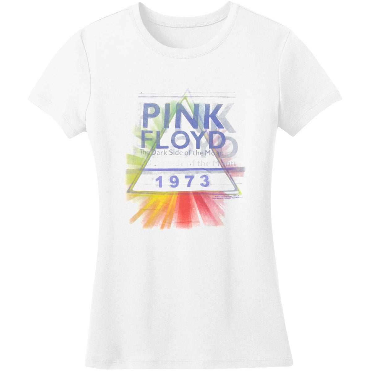 Pink Floyd Dark Side Mist Womens Womens Long Length Shirts Front