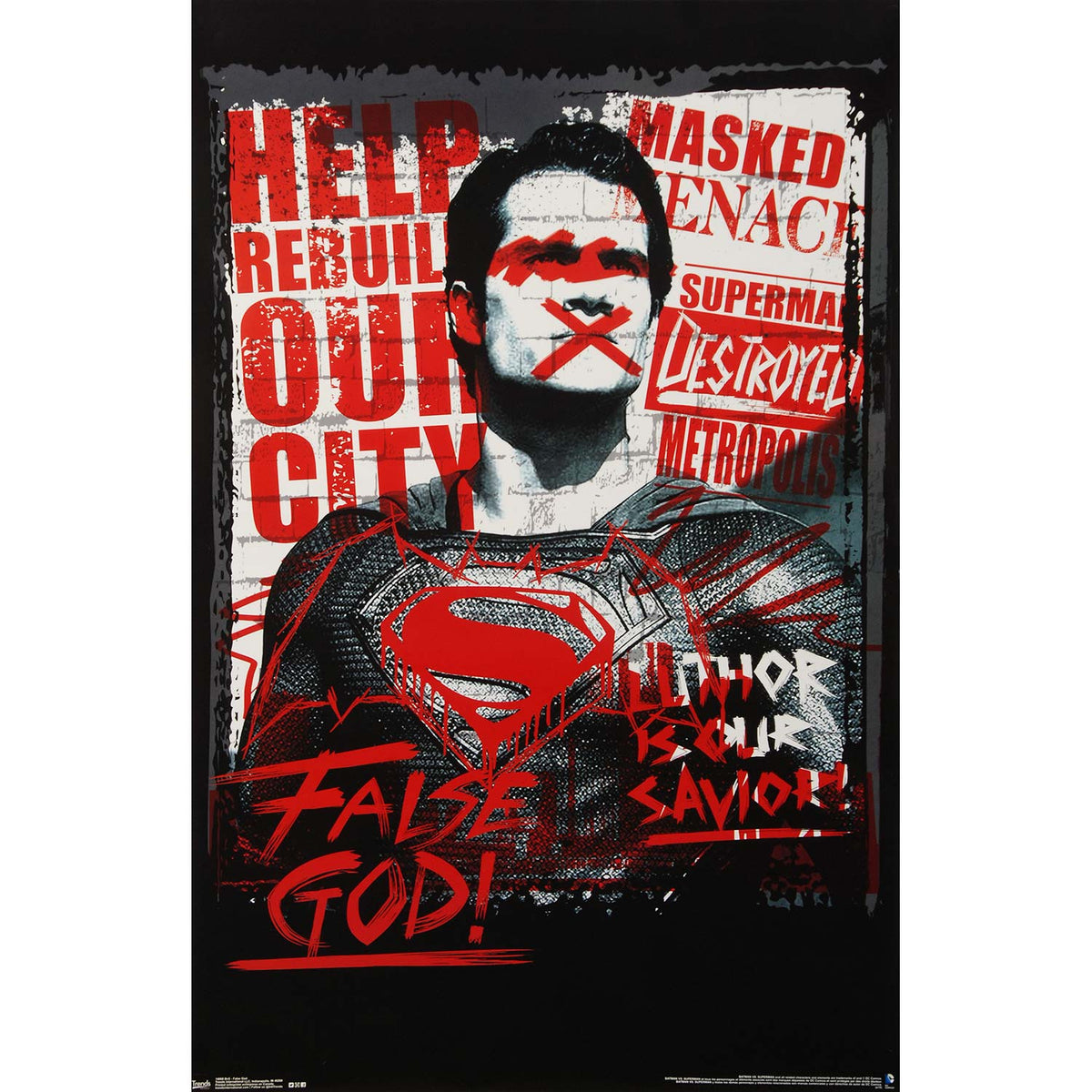 Batman v Superman: Dawn Of Justice False God Domestic Poster Front