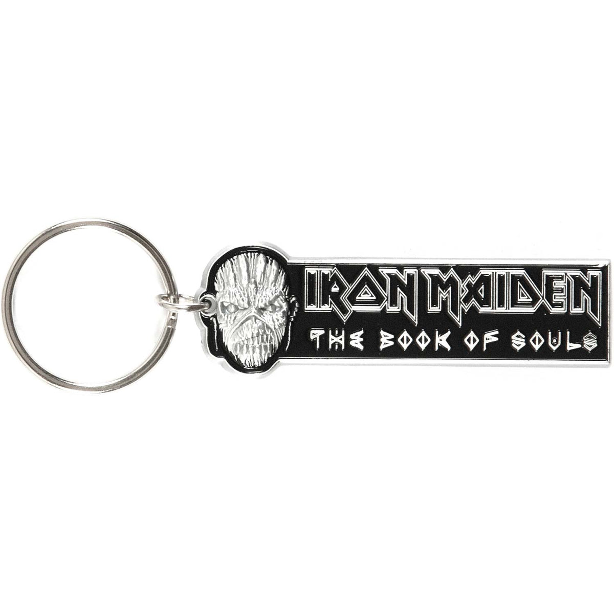 Iron Maiden The Book Of Souls Keyring Metal Key Chain Front