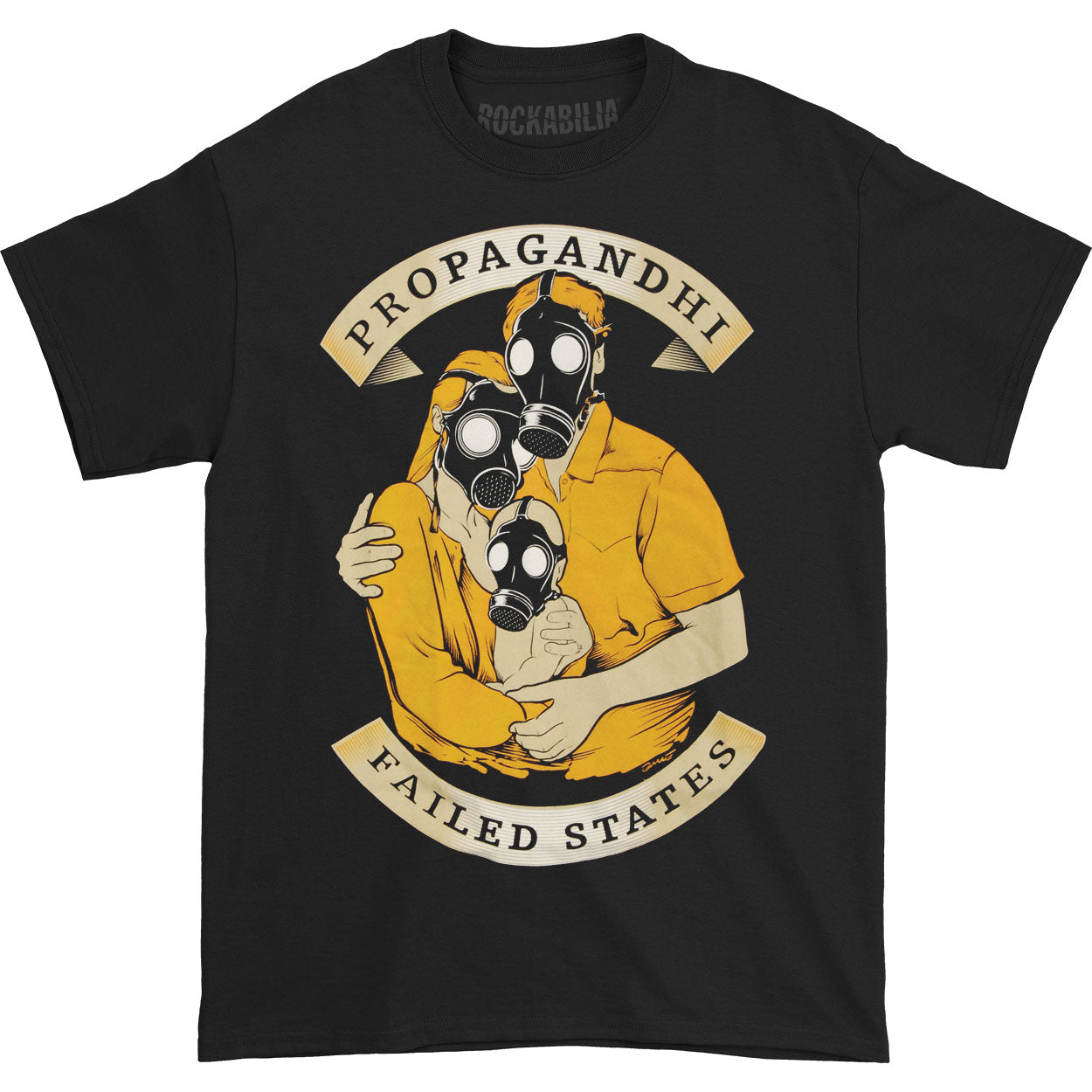 Propagandhi Family Gas Mask T-shirt Front