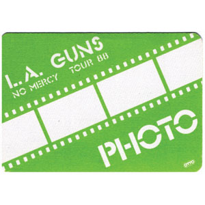 L.A. Guns Cloth Backstage Pass Front