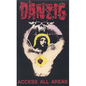 Danzig Laminated Backstage Pass Front
