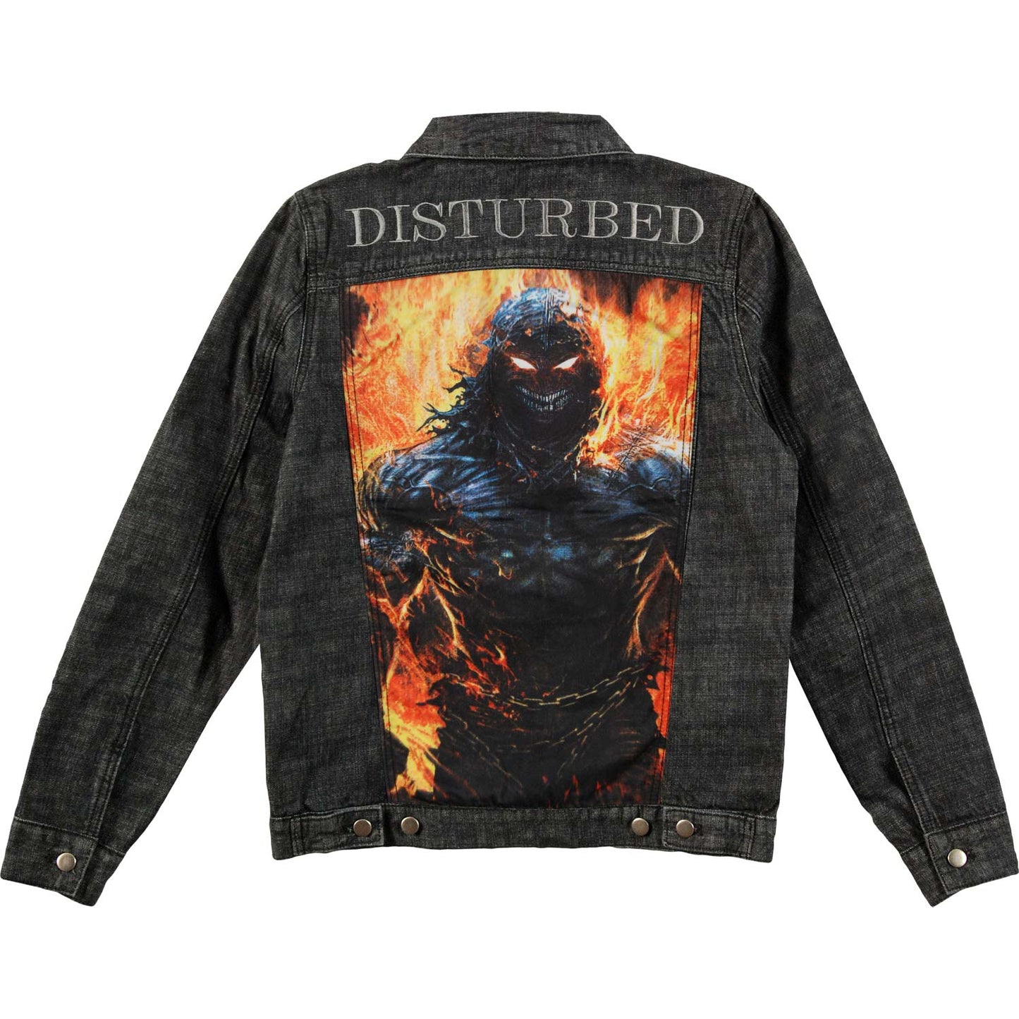 Disturbed Indestructible Denim Jacket Denim Jacket Back