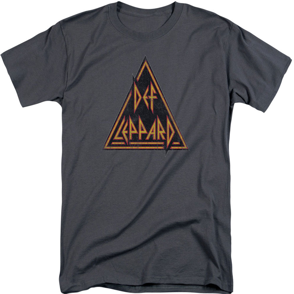 Def Leppard Distressed Logo Adult T-shirt Tall