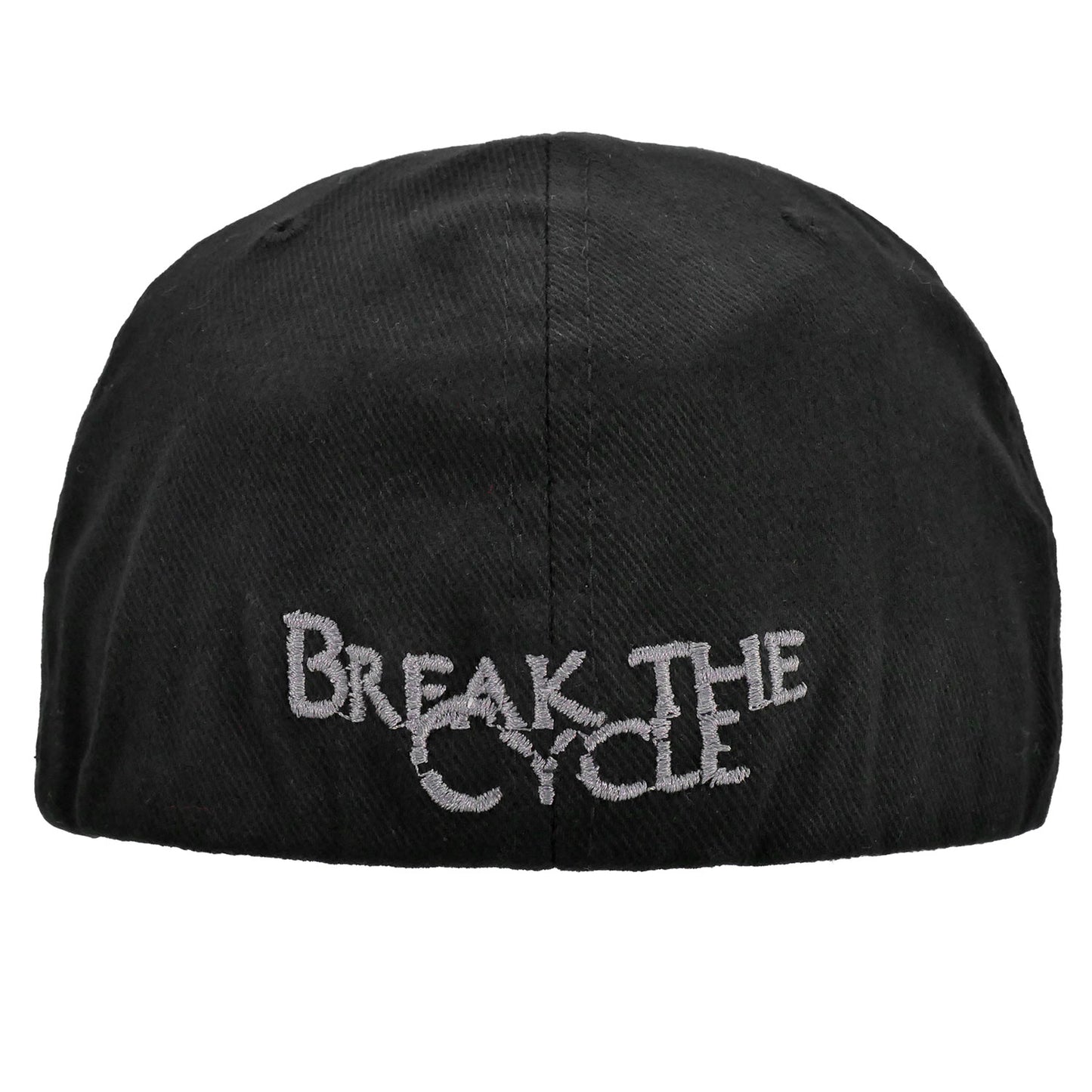 Staind Raised Logo Fitted:size: s-m Baseball Cap Back