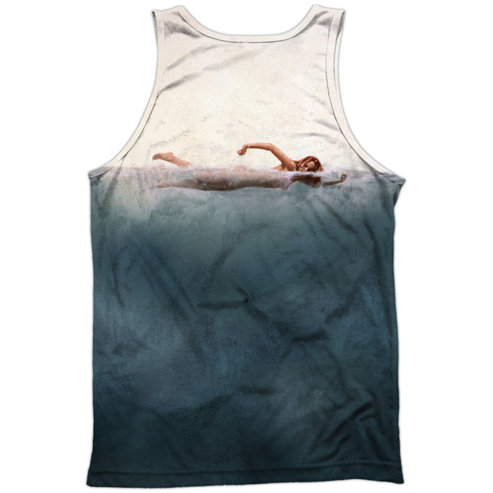 Jaws Poster 100% Poly Mens Tank