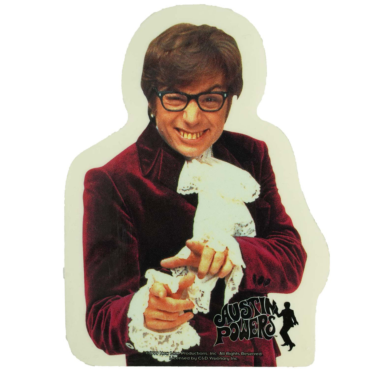 Austin Powers Sticker Front