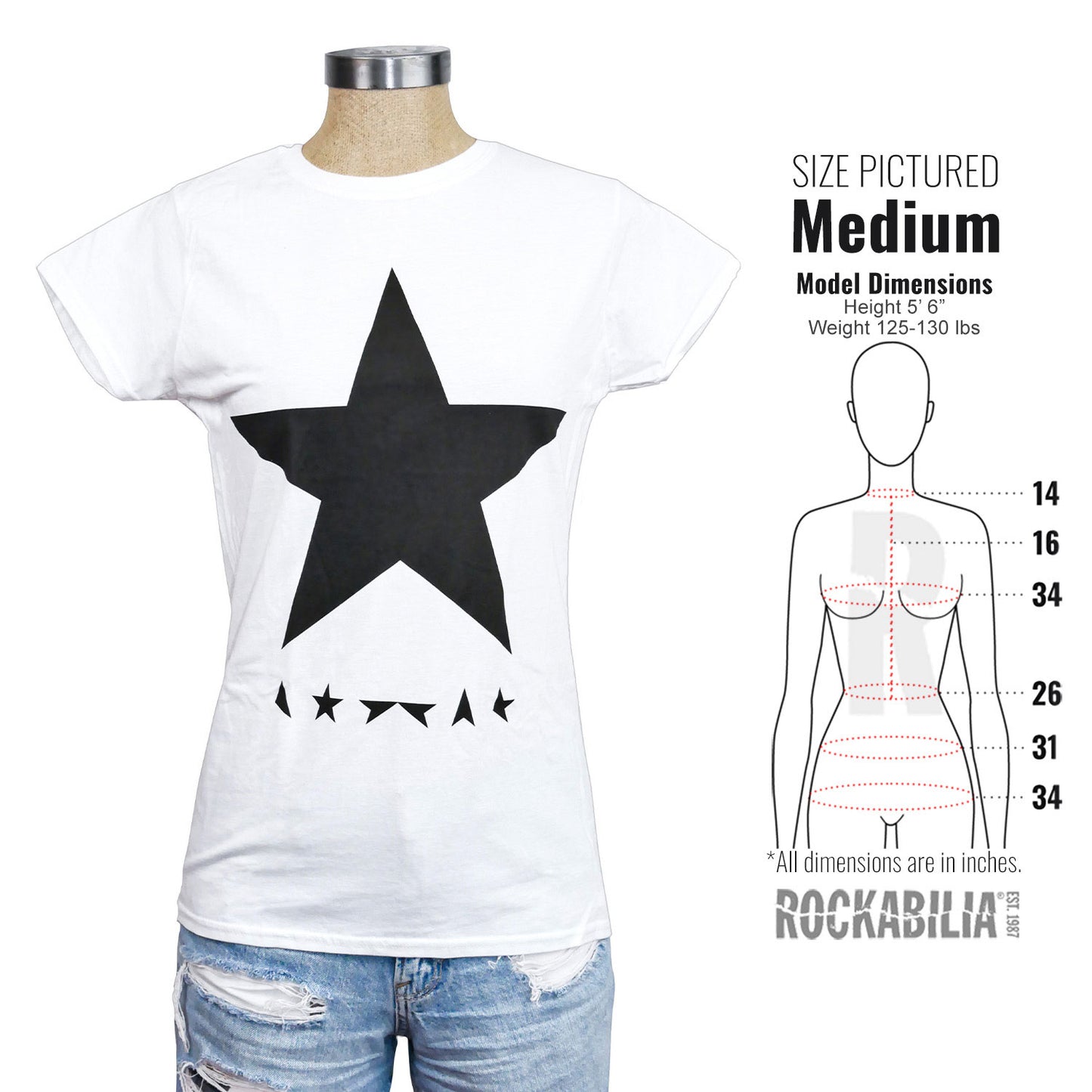 Black Star Junior Top