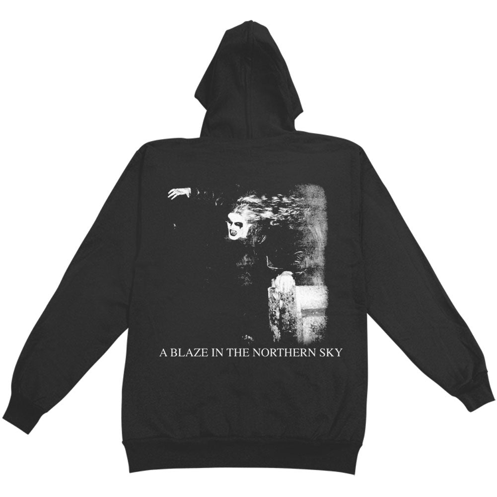 DarkThrone A Blaze In The Northern Sky Zippered Hooded Sweatshirt Back