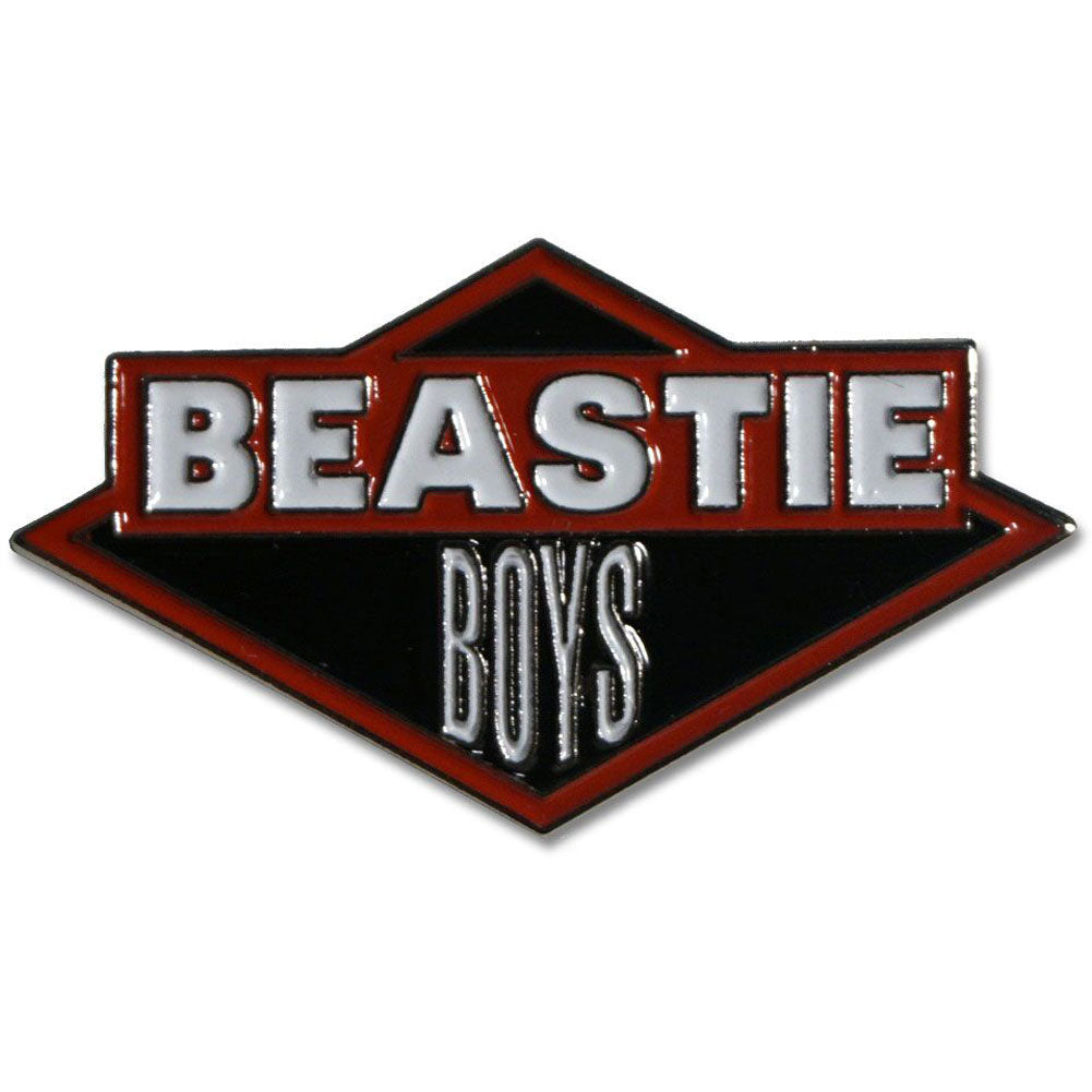 Beastie Boys Enamel Logo Pin Pewter Pin Badge Front