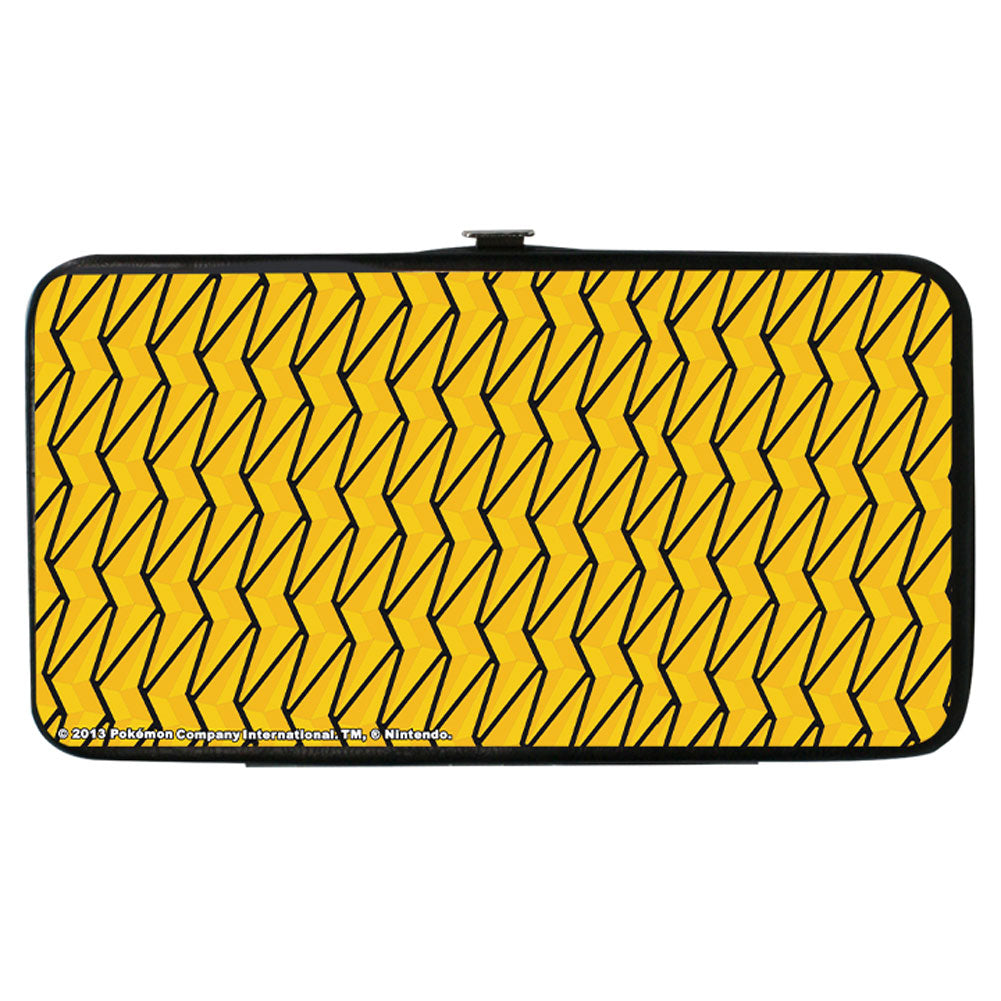 Pokemon Pok�mon Pikachu Pose Yellow/Black Girls Wallet Back