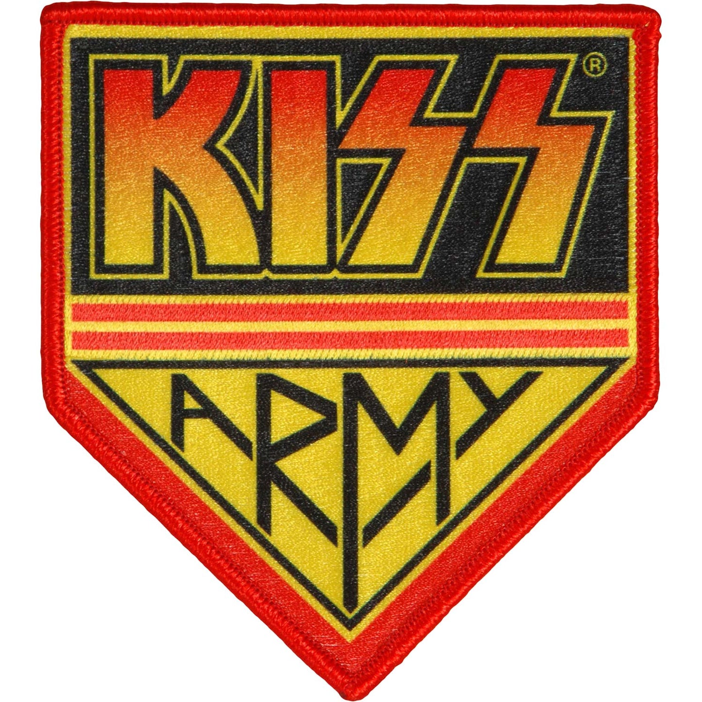KISS Army Embroidered Patch Front