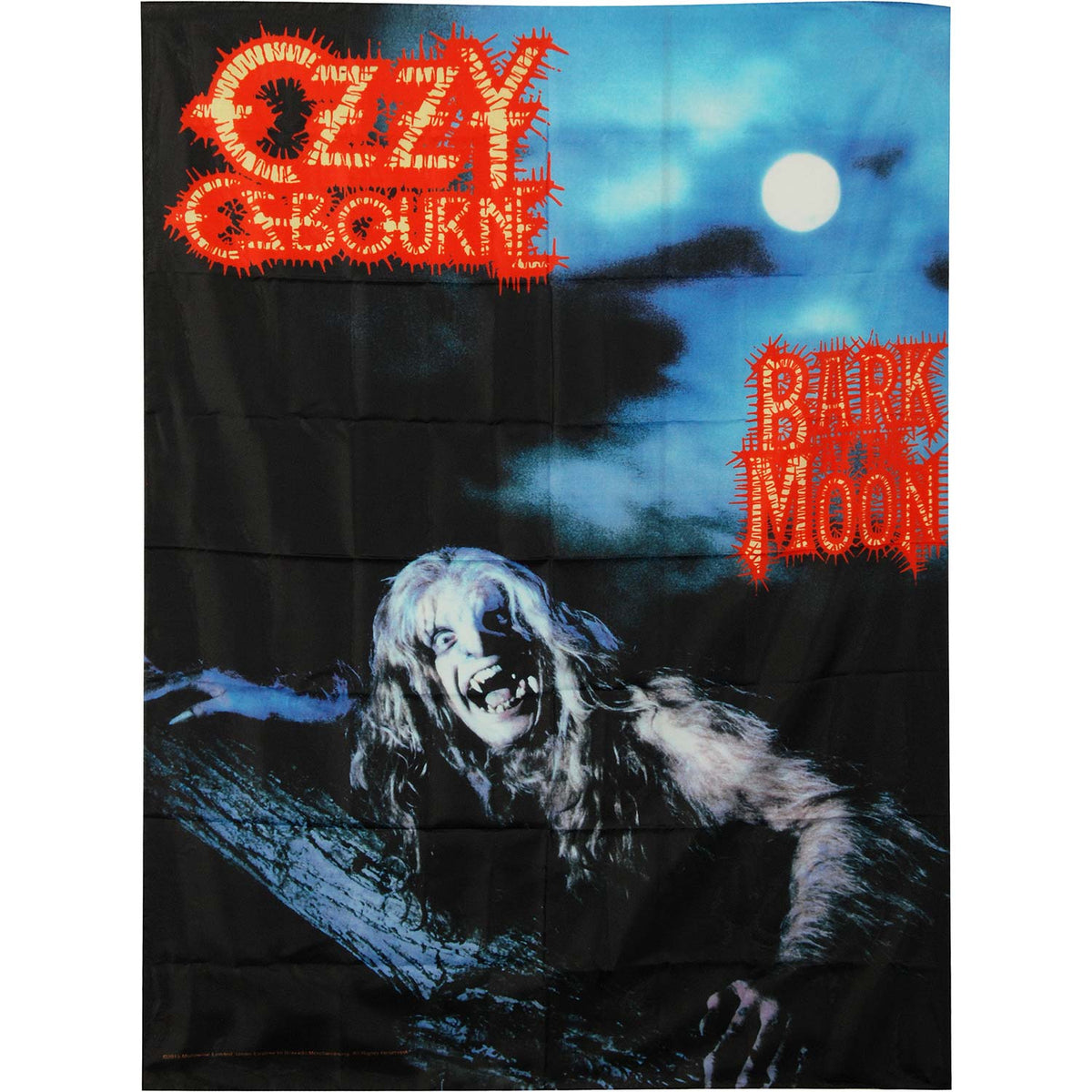 Ozzy Osbourne Bark Moon Poster Flag Front