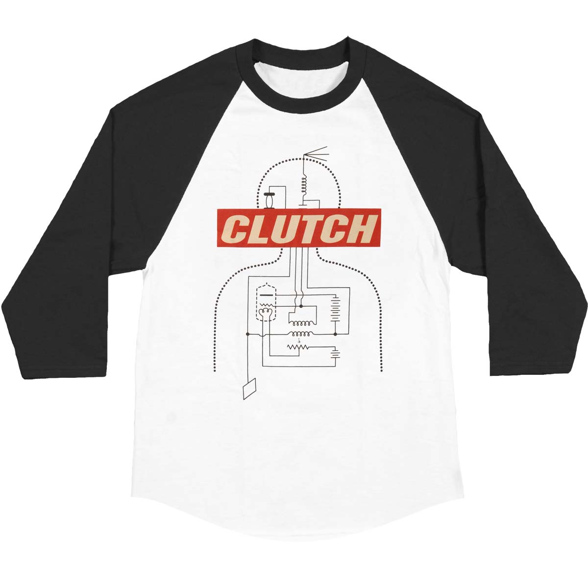 Clutch Schematic Baseball Jersey Front